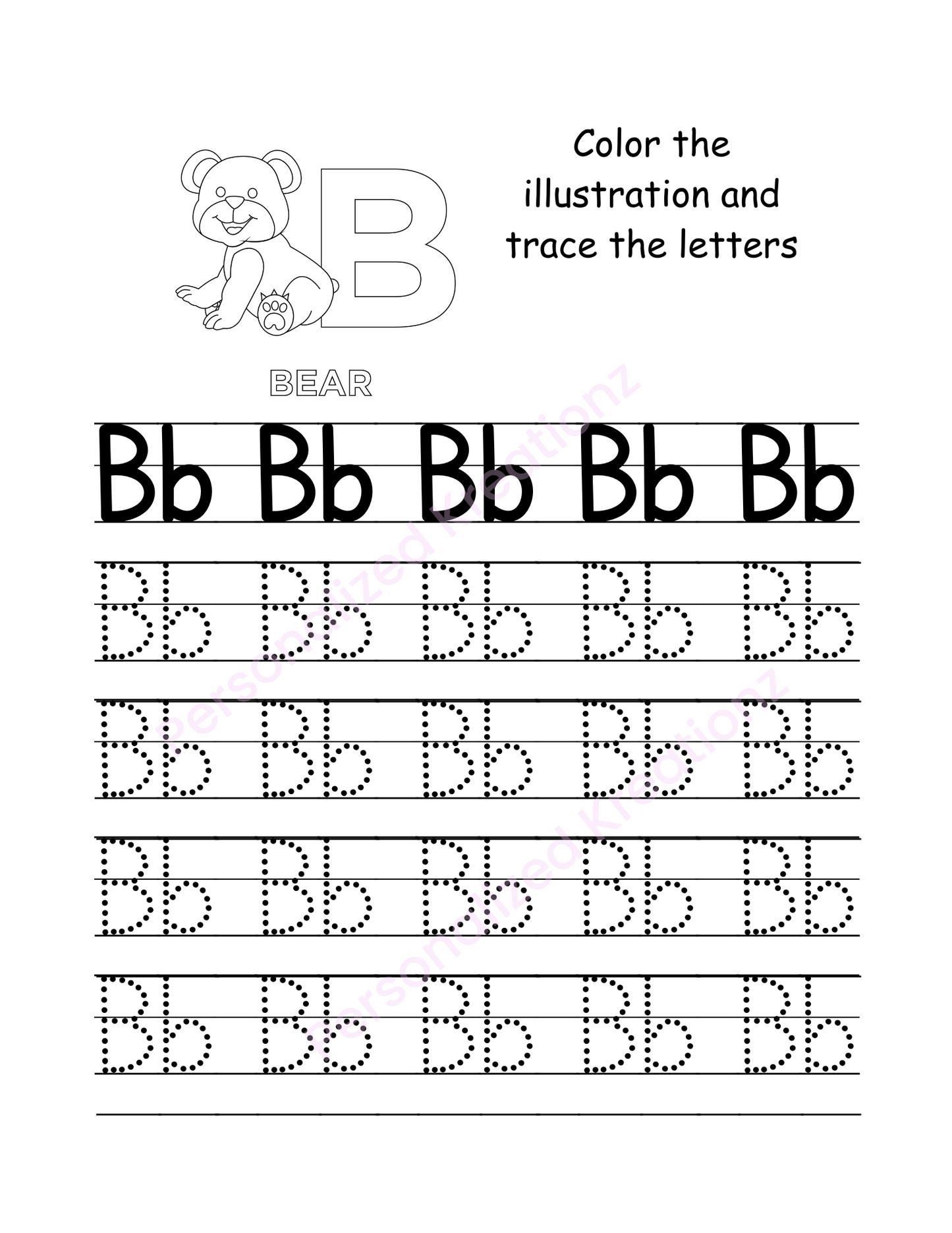 A-Z Letter Tracing