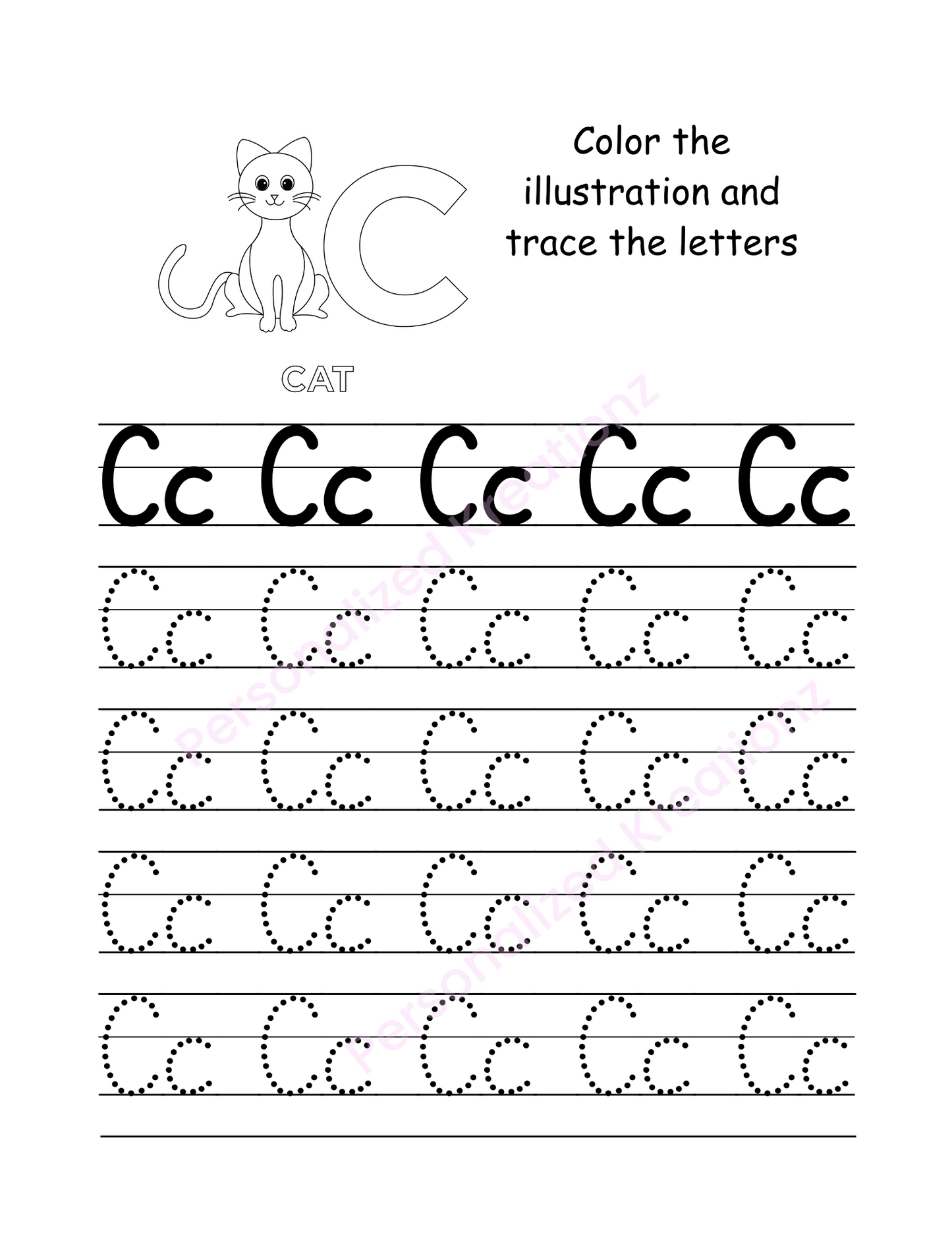 A-Z Letter Tracing