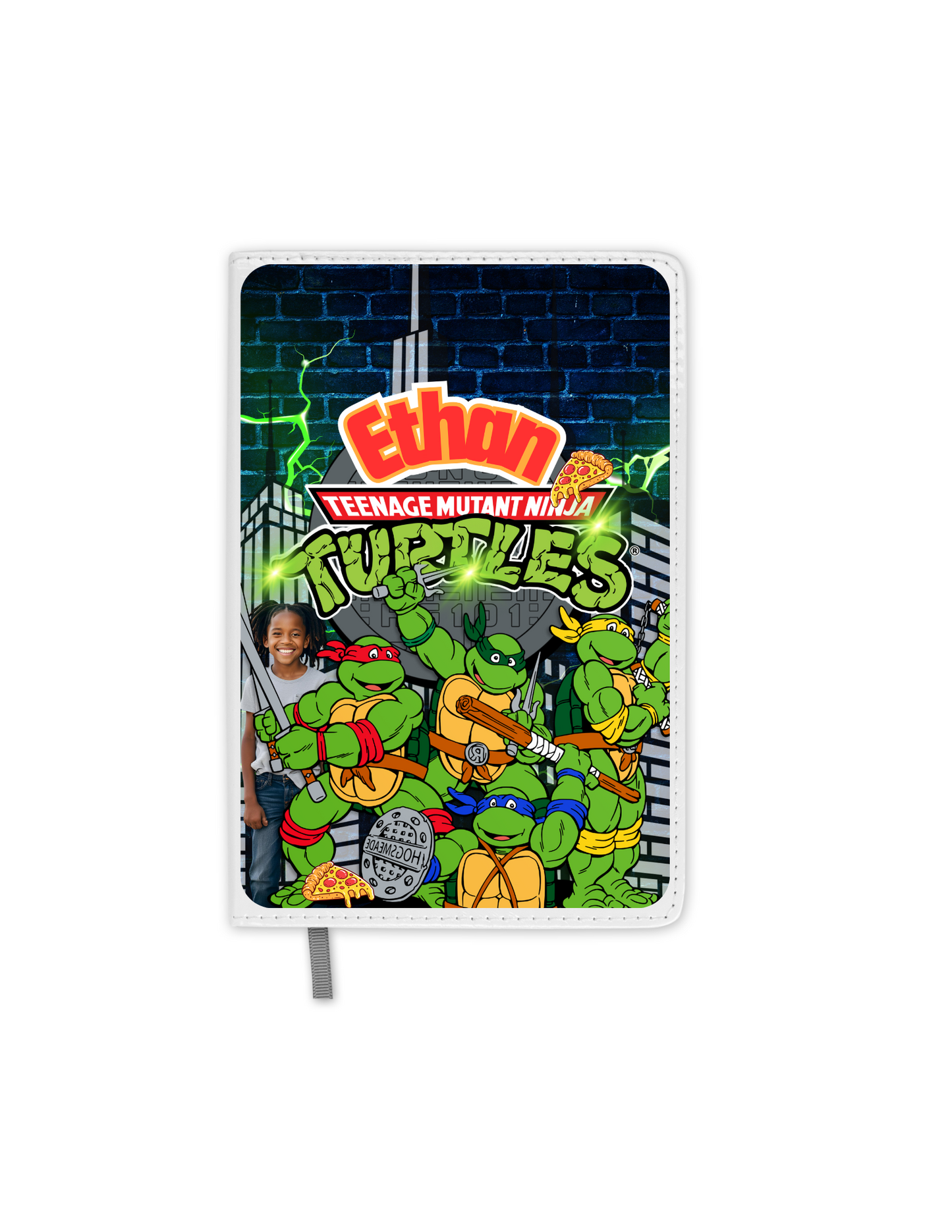 Teenage Mutant Ninja Turtles Back to school Digital Editable Canva Template full mockup