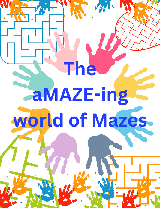 Amazing world of Mazes, activity book for kids