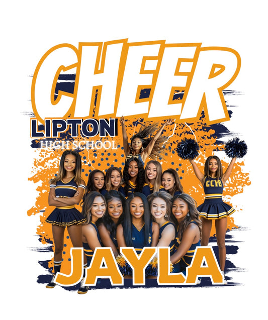 Editable Cheerleader Templates